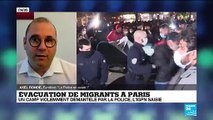 Évacuation controversée de migrants: des policiers 