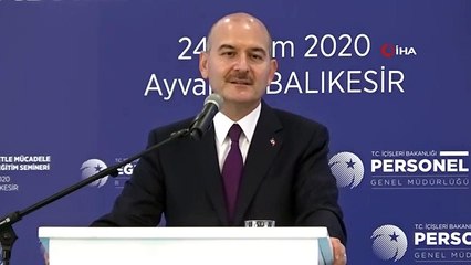 İçişleri Bakanı Soylu: Kadına vuracağına kendine vur