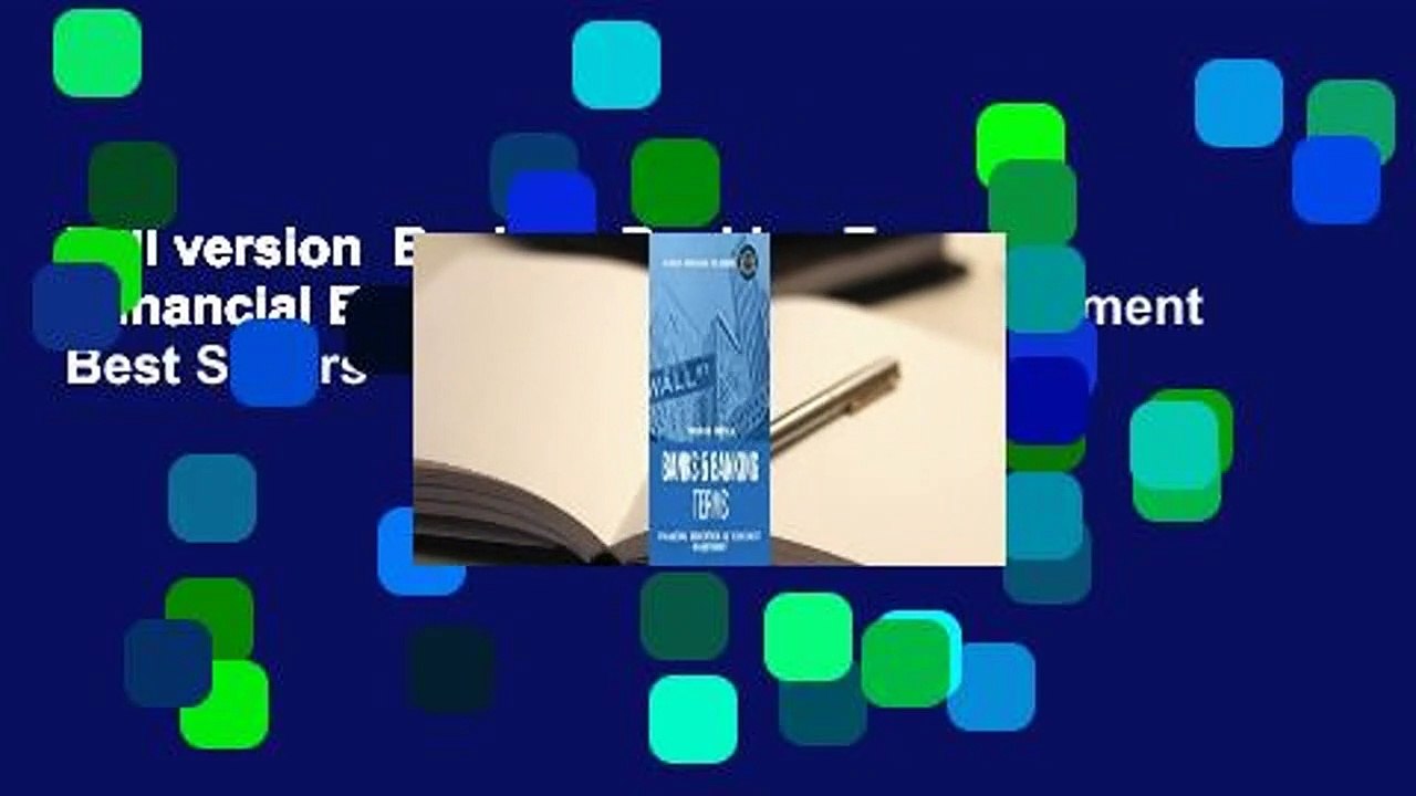 Full version  Banks & Banking Terms - Financial Education Is Your Best Investment  Best Sellers
