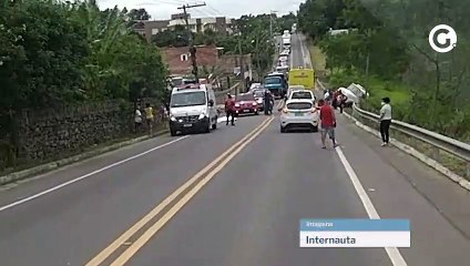 Motorista morre esmagado pelo próprio caminhão na ES 060, em Anchieta