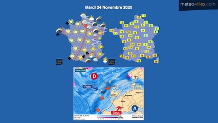 bulletin météo du mardi 24 novembre 2020