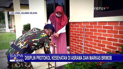Disiplin Protokol Kesehatan di Asrama dan Markas Brimob