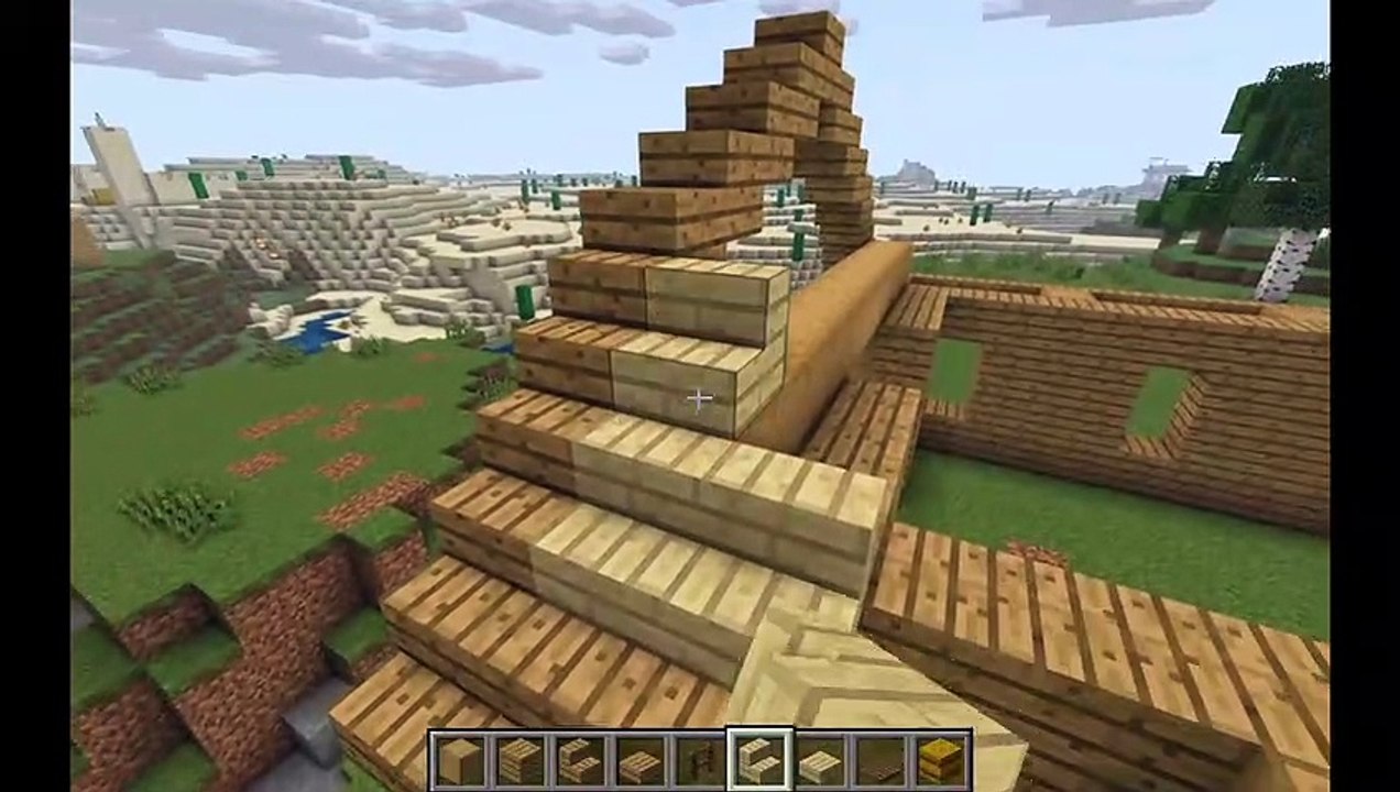 How to build a simple Barn in Minecraft