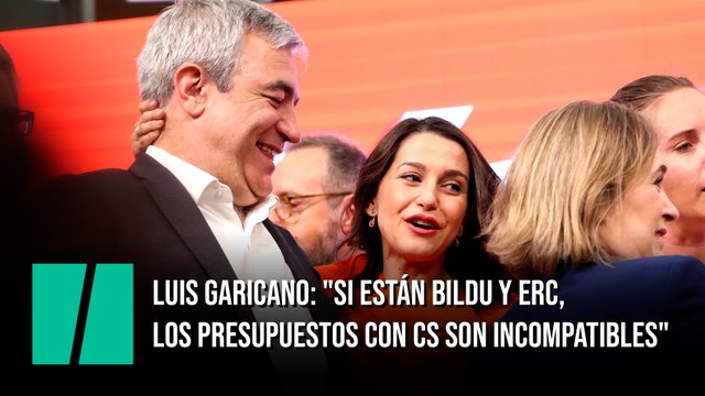 Luis Garicano: Una ecuación de los Presupuestos con Ciudadanos, Esquerra y Bildu no es posible