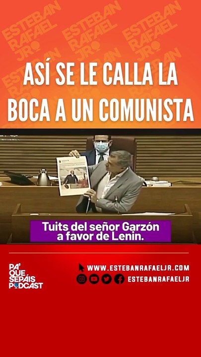 El día que Toni Cantó destrozó la ideología totalitaria comunista que exalta Unidas Podemos