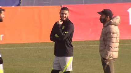 Joao Félix se entrena en el gimnasio y podría descansar por la sobrecarga de partidos