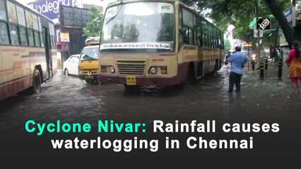 Cyclone Nivar: Rainfall causes waterlogging in Chennai