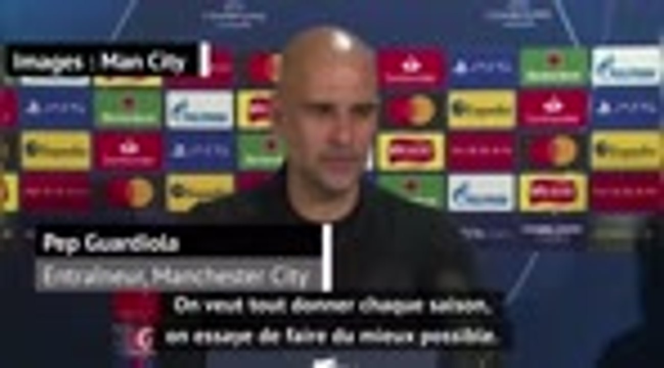 Groupe C - Guardiola : "Cette saison, je la sens super bien"