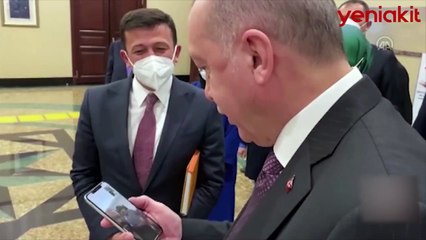 Erdoğan, Ayda ile görüştü: Tayyip dedesine öpücük gönderiyor ben de göndereyim