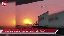 Çin’de 43 aracın karıştığı trafik kazasında 3 kişi öldü