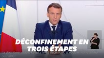 Discours d'Emmanuel Macron du 24 novembre 2020 sur la sortie du confinement en trois étapes