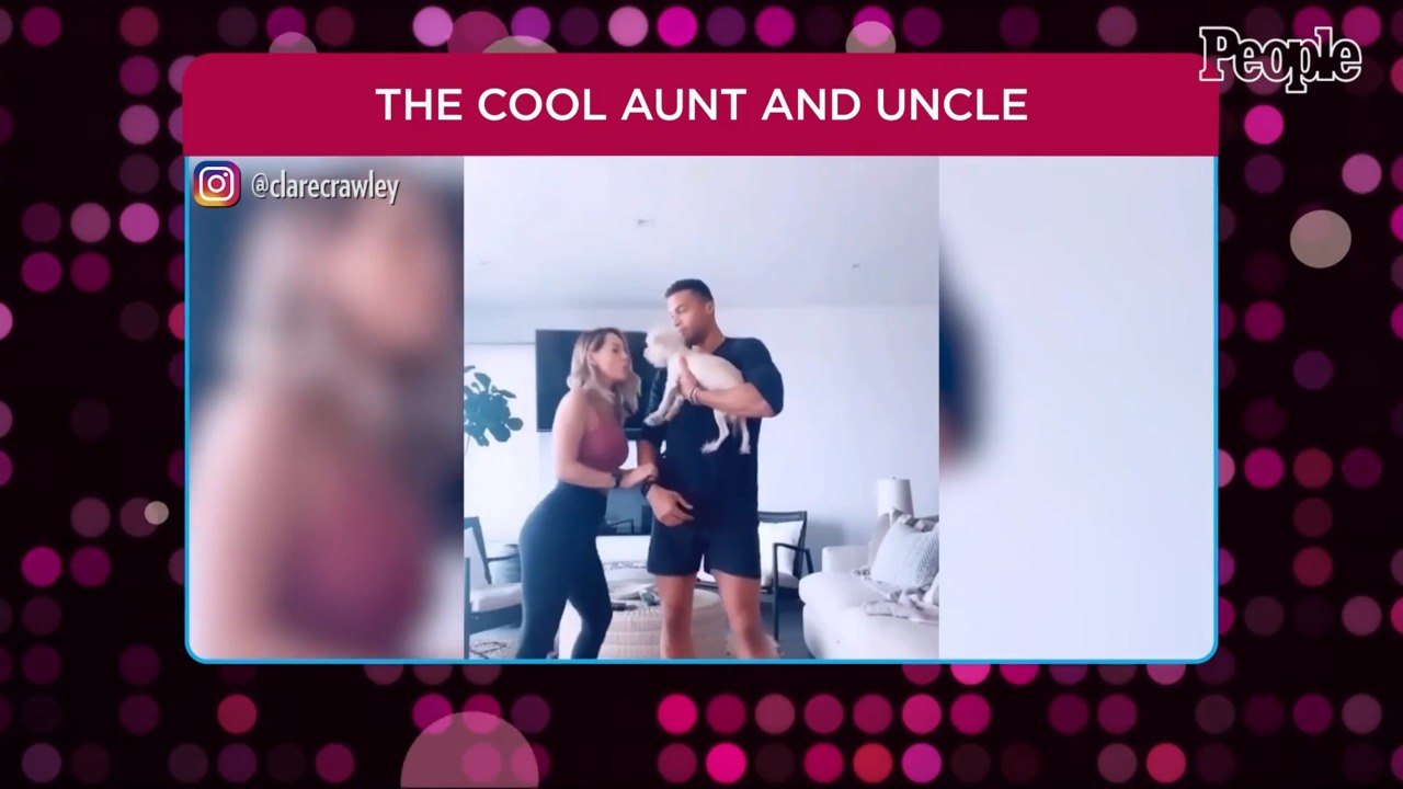 Clare Crawley and Dale Moss Show Off Their Moves for Popular TikTok Dance with Her Dog Elby
