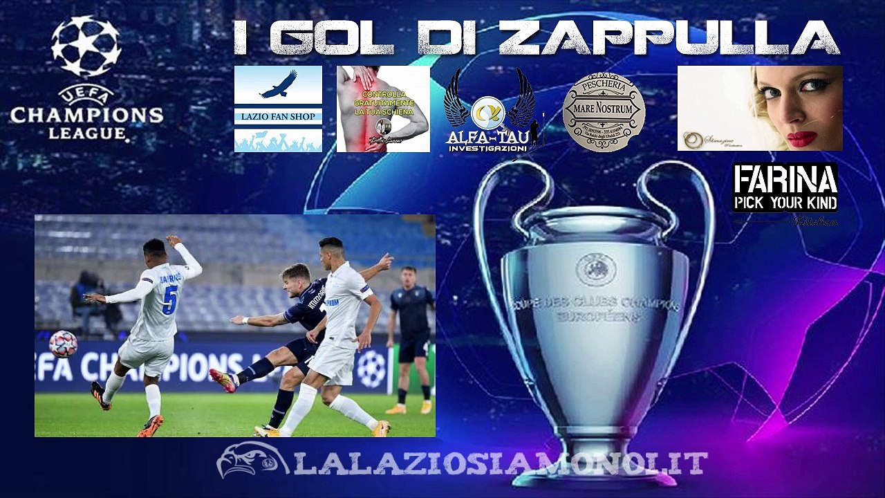 LAZIO, 3-1 ALLO ZENIT - I GOL DI IMMOBILE (2) E PAROLO CON LE URLA DI ZAPPULLA