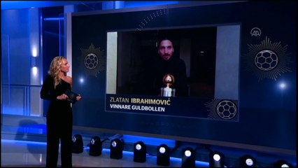 STOCKHOLM - Ibrahimovic, 12. kez 'yılın futbolcusu' seçildi