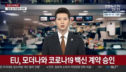 EU, 모더나와 코로나19 백신 계약 승인