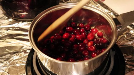 Homemade Cranberry Sauce | Three Ingredients | 10 Minute Side Item