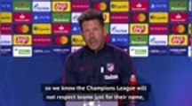 Simeone wary of Lokomotiv's counter-attacking plans