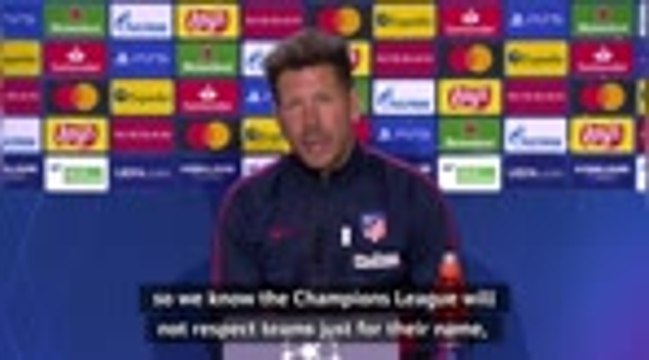 Simeone wary of Lokomotiv's counter-attacking plans