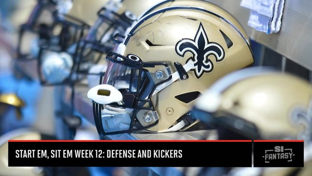 Fantasy Football Defense and Kickers Rankings: Week 12