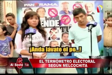 ¿Por quién votará usted?: El termómetro electoral según Melcochita