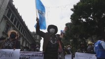 Autoridades indígenas protestan en Guatemala y exigen dimisión de Giammattei