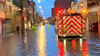 Fuertes lluvias generan emergencias en varias zonas de Bogotá