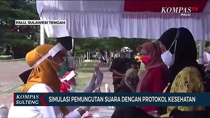 Simulasi Pemungutan Suara Dengan Protokol Kesehatan