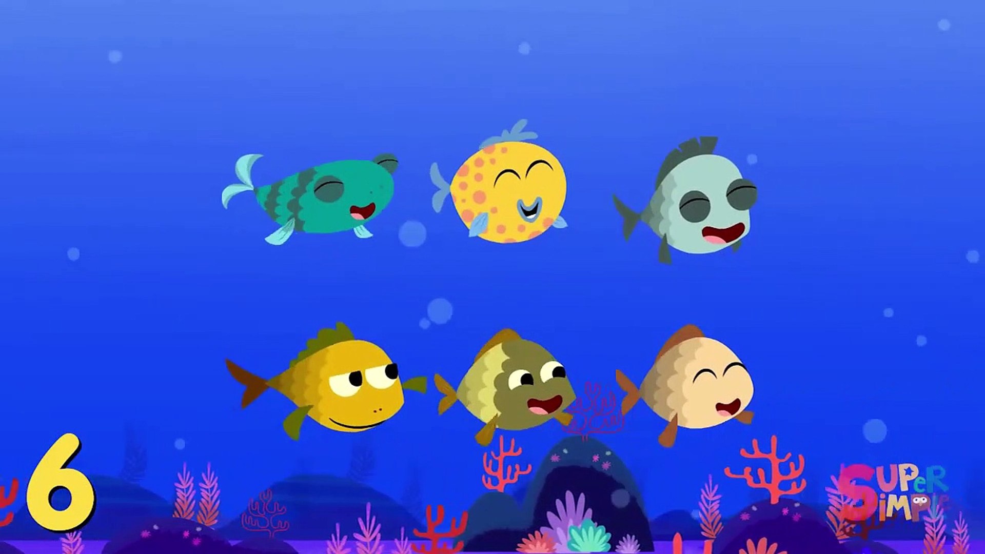 10 Little Fishies Featuring Finny The Shark Kids Songs Super Simple Songs Vocals Video Dailymotion