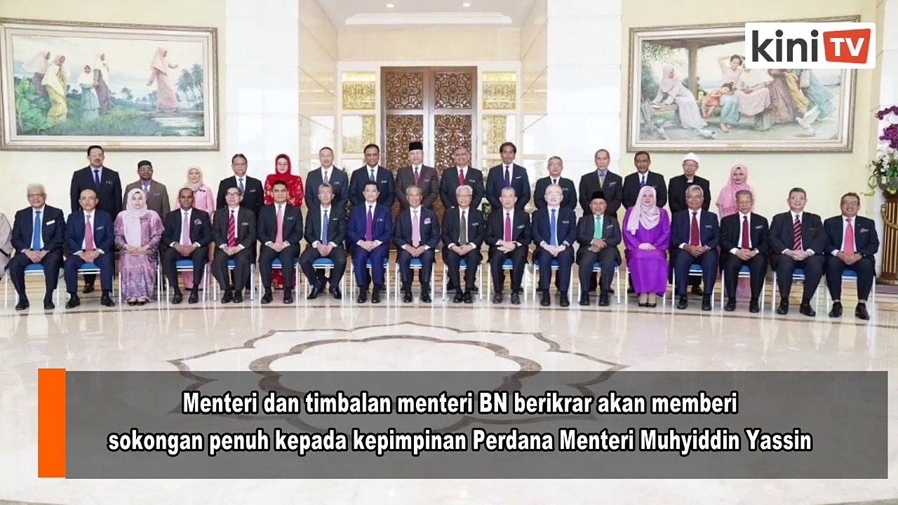 Menteri BN akan sokong penuh Muhyiddin sampai PRU