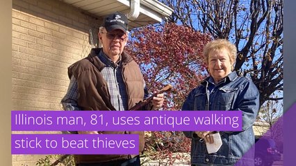 Illinois man, 81, uses antique walking stick to beat thieves, and other top stories in strange news from November 25, 2020.