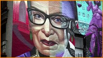 Ruth Bader Ginsburg mural unveiled in New York