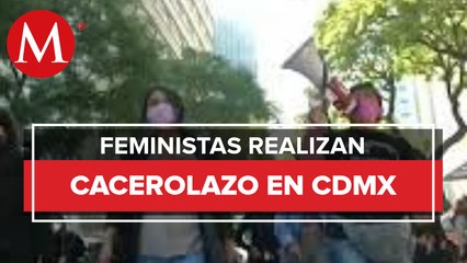 Colectivos de mujeres inician marcha a FGJ en colonia Buenavista
