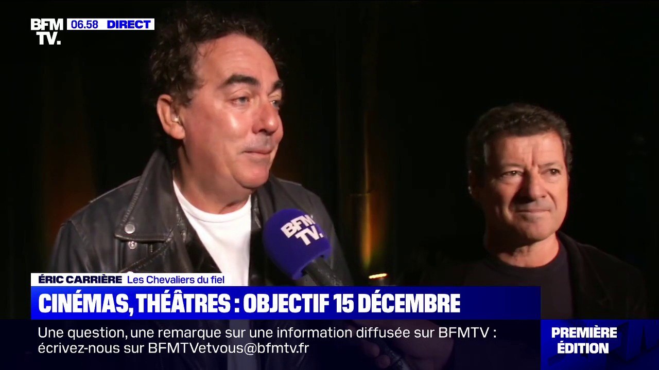 Réouverture des théâtres fixée au 15 janvier: les Chevaliers du fiel décrivent une situation "franchement pénible"