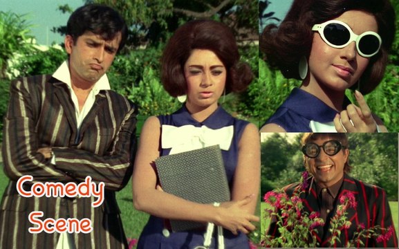 Comedy Scene: Hasina Maan Jayegi | (1968) | Shashi Kapoor | Johnny Walker | Ameeta | Bollywood Movie Comedy Scene