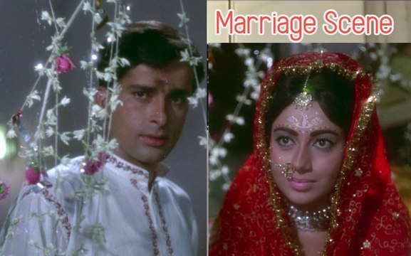 Marriage Scene: Hasina Maan Jayegi | (1968) | Shashi Kapoor | Johnny Walker | Ameeta | Bollywood Movie Shaadi Scene