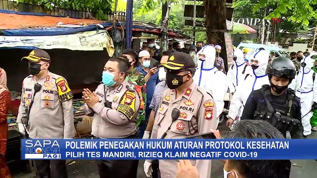 Klaim Negatif Corona, Rizieq Shihab Tolak Tes Usap dari Satgas Covid-19