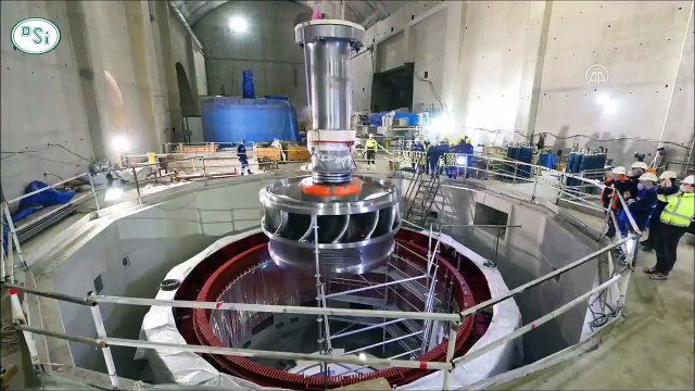 ARTVİN - Yusufeli Barajı'nın gövde yüksekliği 250 metreye ulaştı