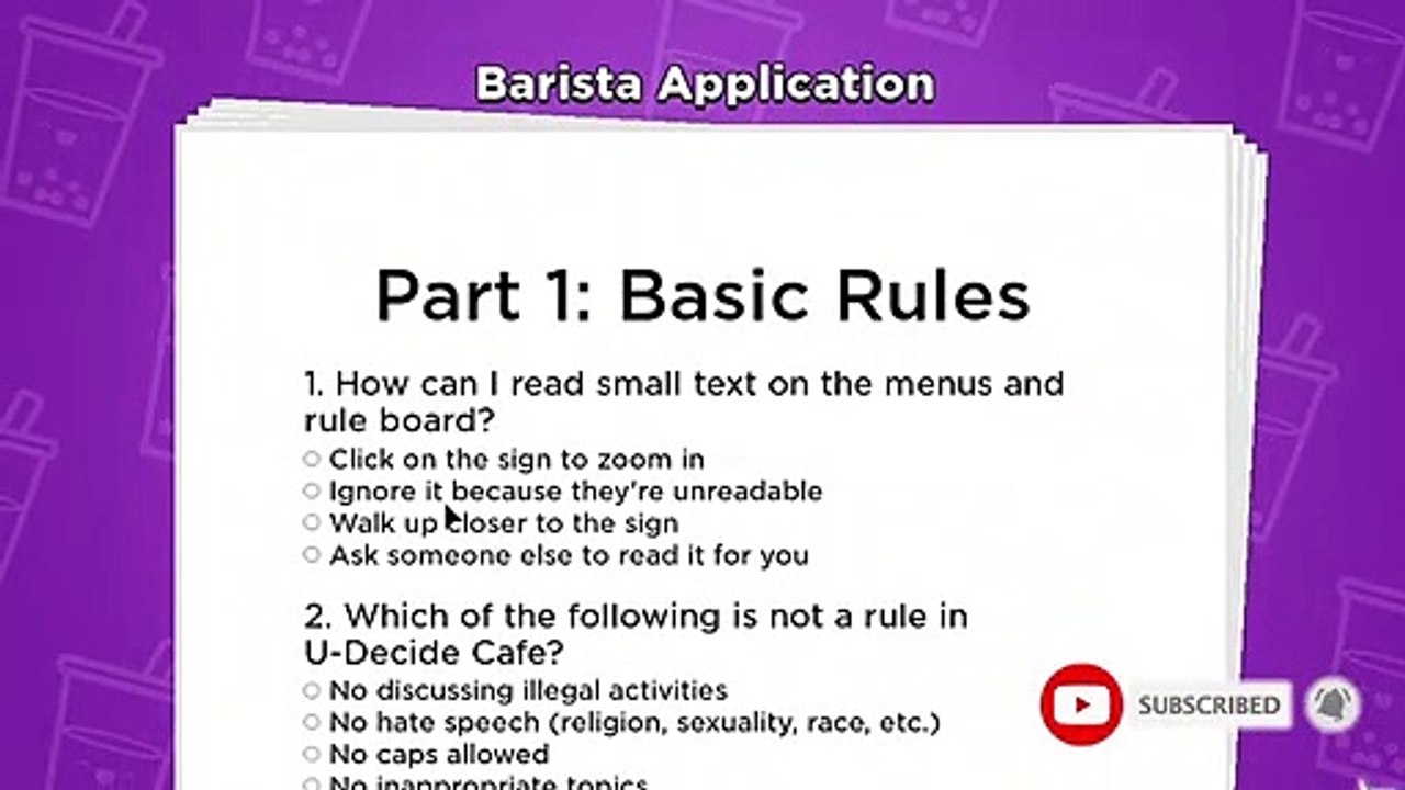 U Decide Cafe Application Answers 2020 Roblox Video Dailymotion - u decide cafe application answers roblox bloxxed hotels application answers U Decide Cafe Application Answers 2020 Roblox Video Dailymotion - roblox bloxxed hotels application answers