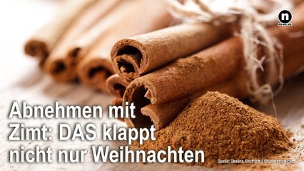 Nicht nur zu Weihnachten: So klappt Abnehmen mit Zimt