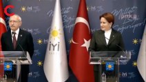 Kılıçdaroğlu ve Akşener'den ortak açıklama