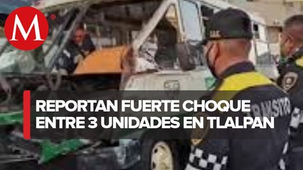 Conductor pierde el control y se impacta contra negocio en Tlalpan; hay 3 heridos