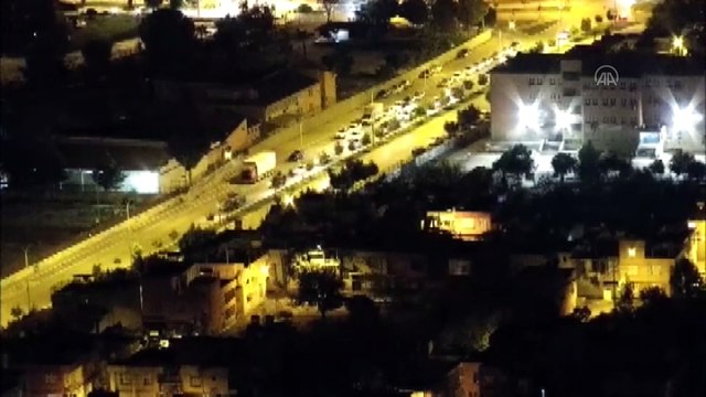 ADANA - 17 şüphelinin yakalandığı uyuşturucu operasyonun drone görüntüsü paylaşıldı