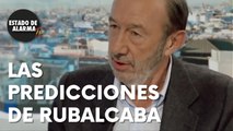 Las PREDICCIONES de RUBALCABA sobre SÁNCHEZ y sus REPUGNANTES ALIANZAS