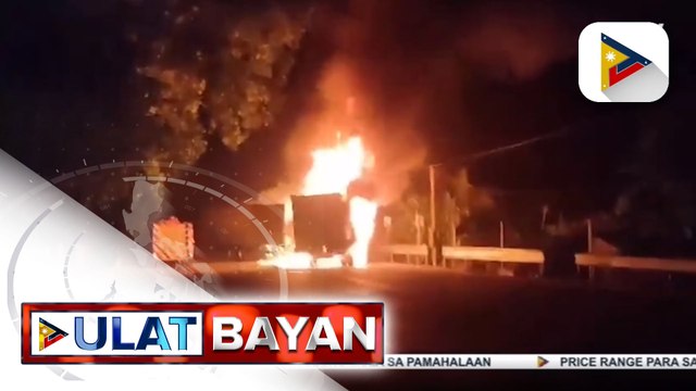 #UlatBayan | Apat patay sa nagsalpukang van sa Negros Occidental; Mga biktima, ‘di nailigtas ng rescuers dahil sa laki ng apoy nang nasusunog na sasakyan
