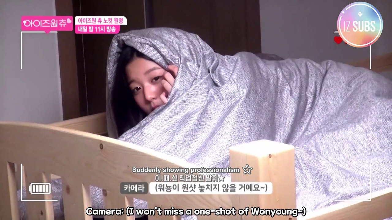 [ENG SUB] 181106 IZ*ONE CHU [Ep.3 Uncut Video] Wonyoung's Playing Hard to Get () Hide-And-Seek