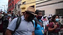 Protestos seguem na Guatemala
