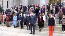 Así ha sido el minuto de silencio en el Congreso por las víctimas de la violencia machista