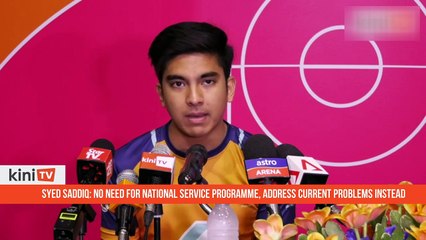 Syed Saddiq_ No need for National Service programme, address current problems instead