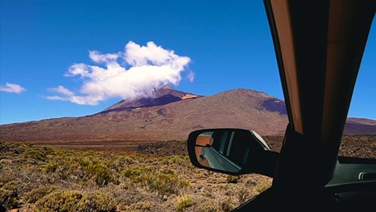 Nature view from car background - Free No Copyright Stock video (not audio) 1080 HD