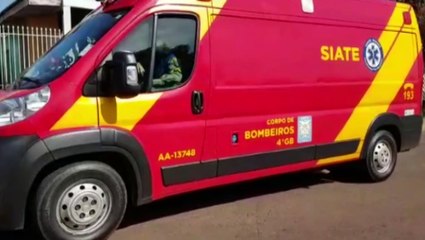 Corpo de Bombeiros é acionado para atender pessoa que caiu de veículo